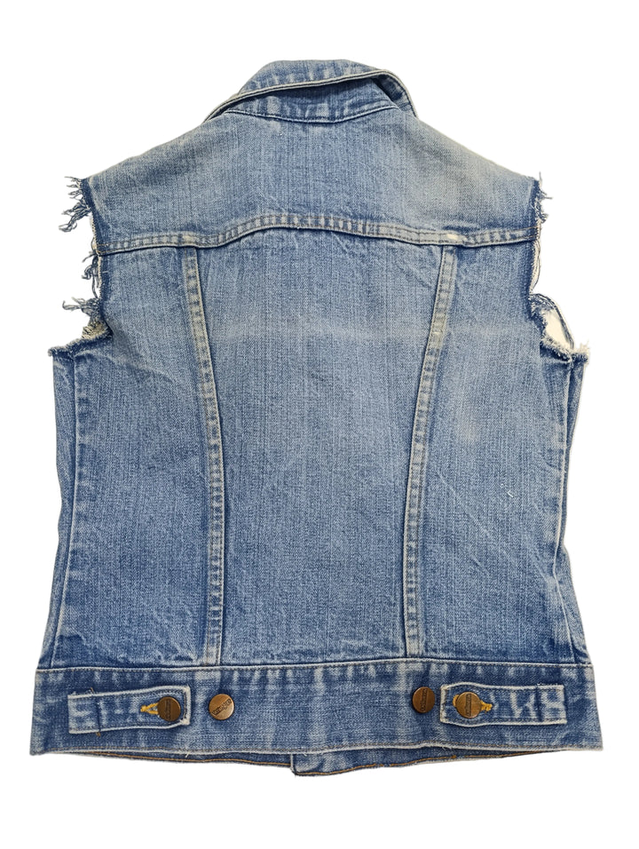 Wrangler Gilet taglia XL Made in Malta denim vintage jeans usato
