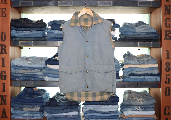 Woolrich made in USA Gilet double Face Taglia S