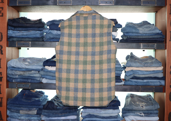 Woolrich made in USA Gilet double Face Taglia S