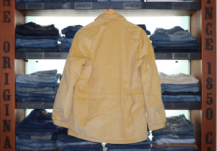 Wrangler Blue Bell giacca in velluto beige taglia L nuovo deadstock