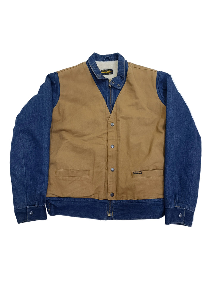 Wrangler Sherpa Made in Hong Kong Taglia M vintage denim