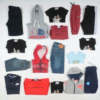 Abbigliamento firmato estivo invernale Bambino Bambina vintage Box da 197pz