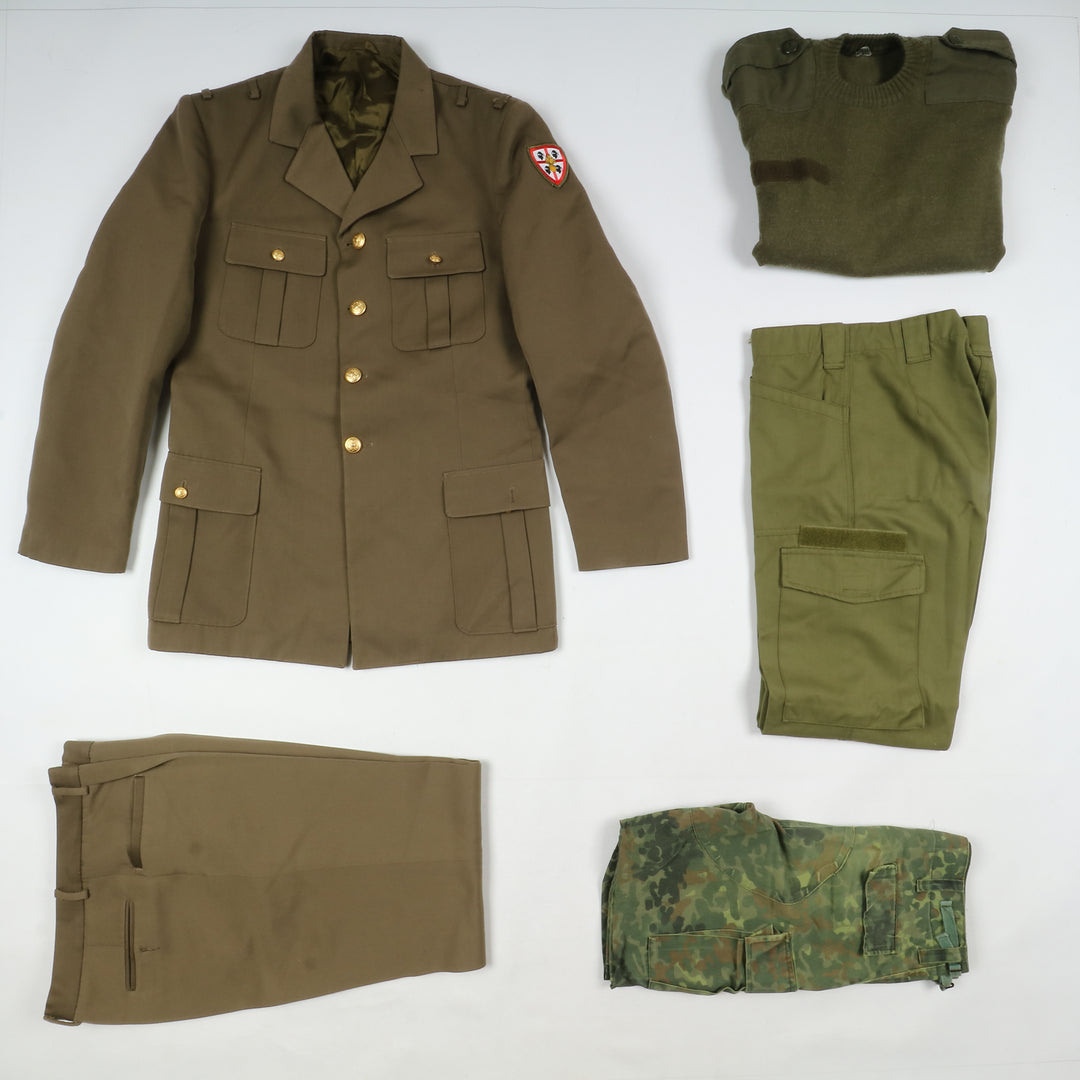 Abbigliamento militare e civile misto caccia pesca soft air lotto da 27pz army