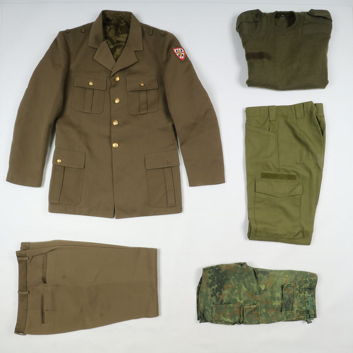 Abbigliamento militare e civile misto caccia pesca soft air lotto da 27pz army