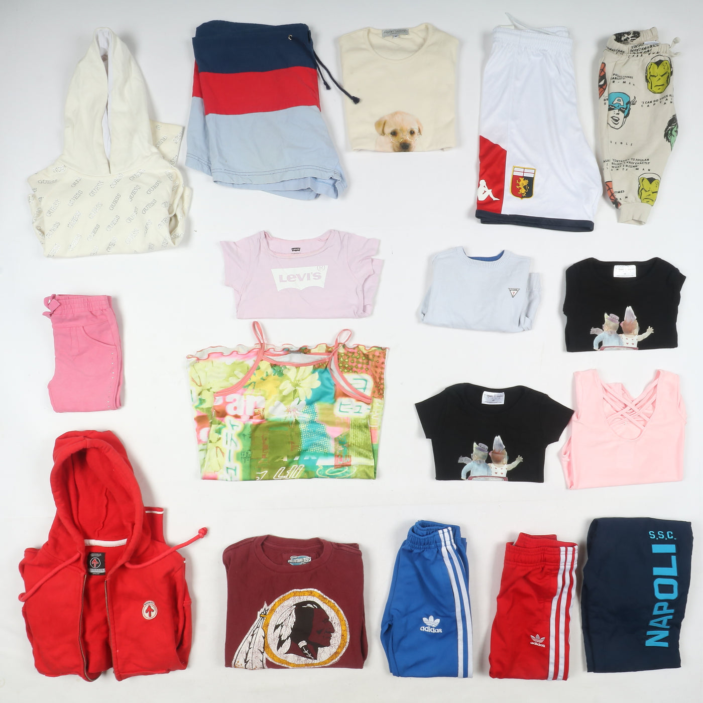 Abbigliamento firmato estivo invernale Bambino Bambina vintage Box da 197pz
