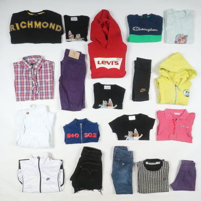 Abbigliamento firmato estivo invernale Bambino Bambina vintage Box da 197pz