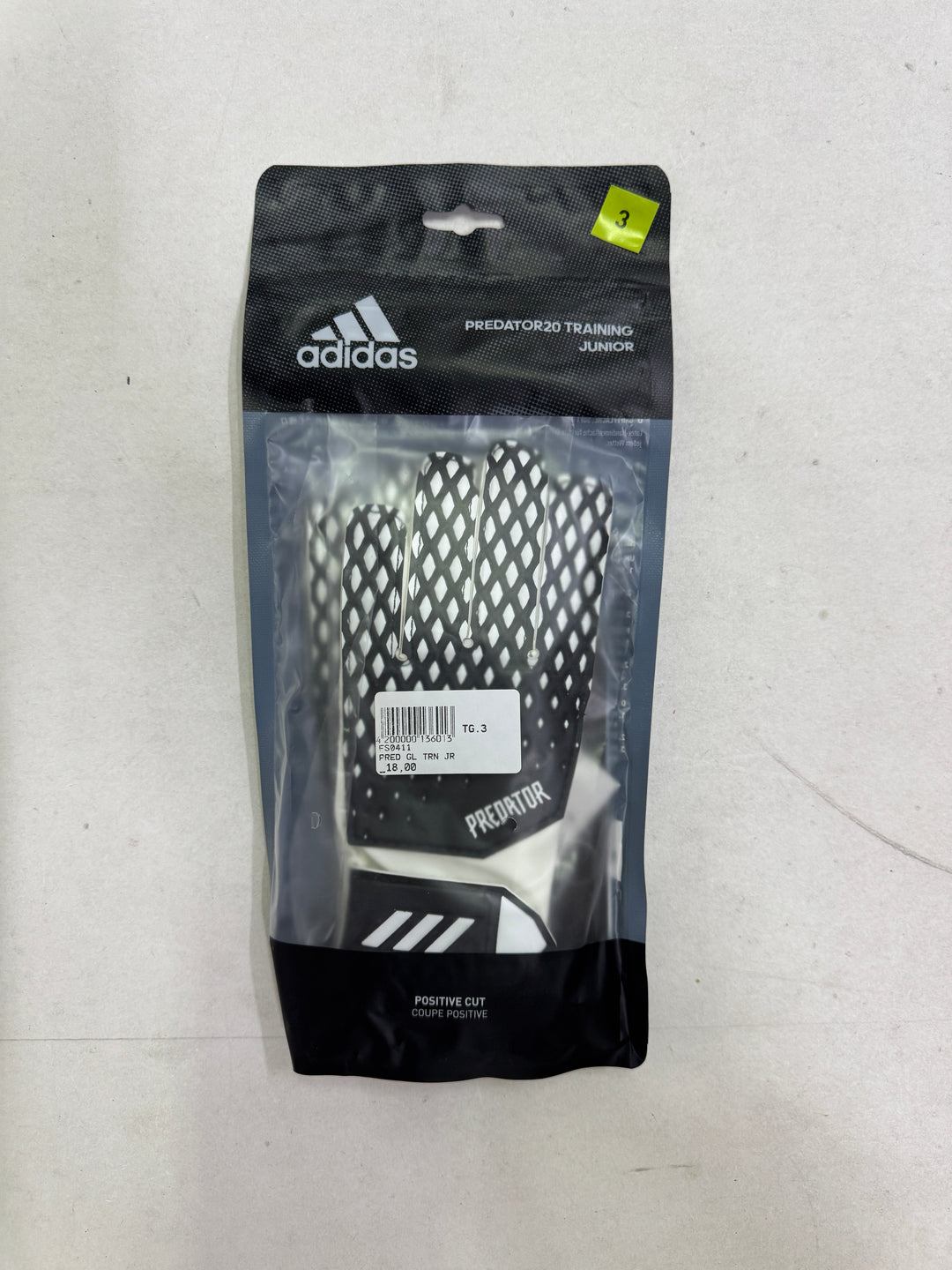 Adidas predator 20 training size 3 junior guanti portiere calcio nuovi