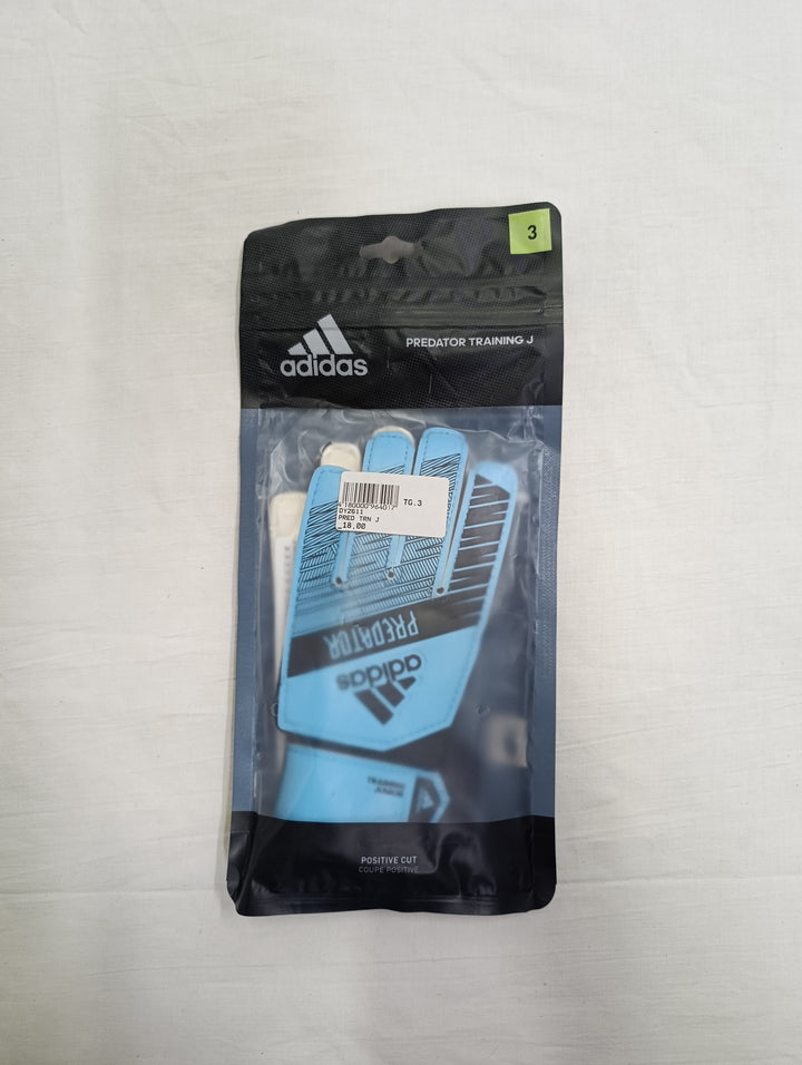 Adidas predator training size 3 j guanti portiere calcio nuovi