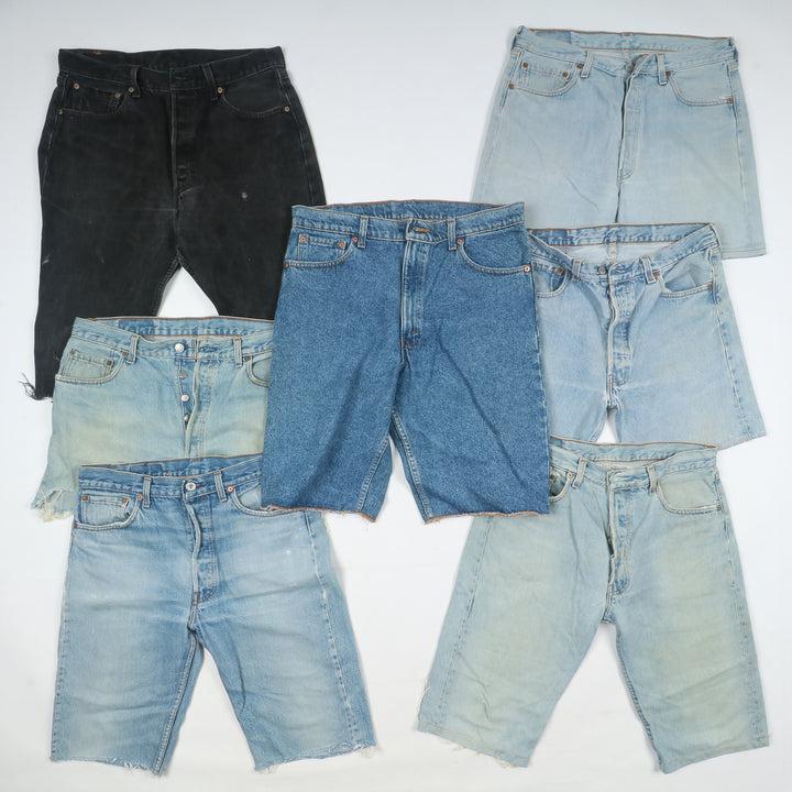 Levi's made in USA short e bermuda uomo donna box da 38pz pantaloncini jeans