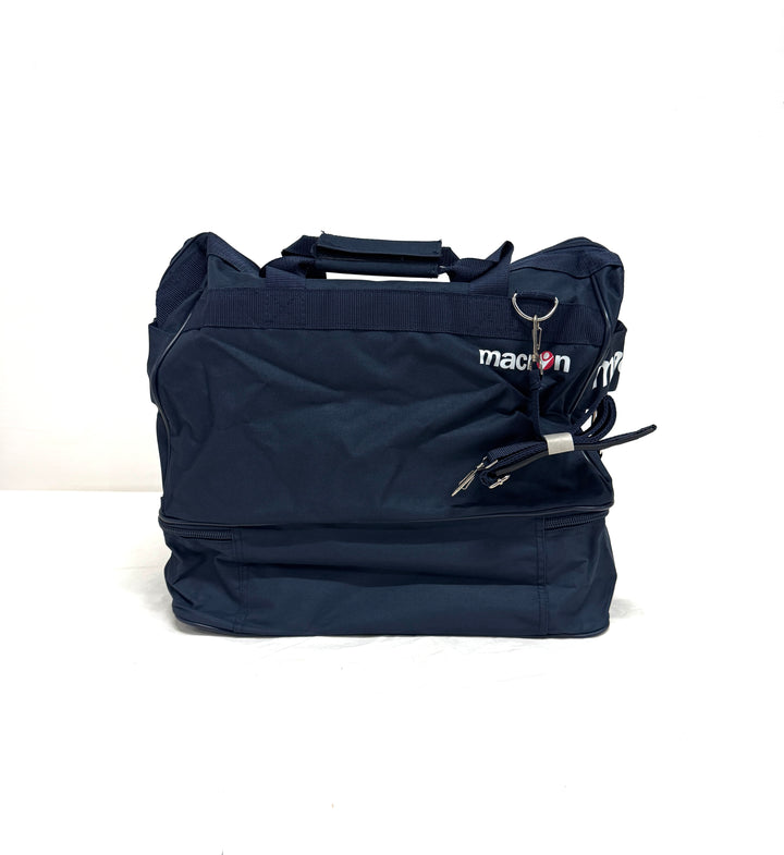 Stock 18pz Borsoni nuovi calcio Macron Apex medium Blu Navy deadstock football bag