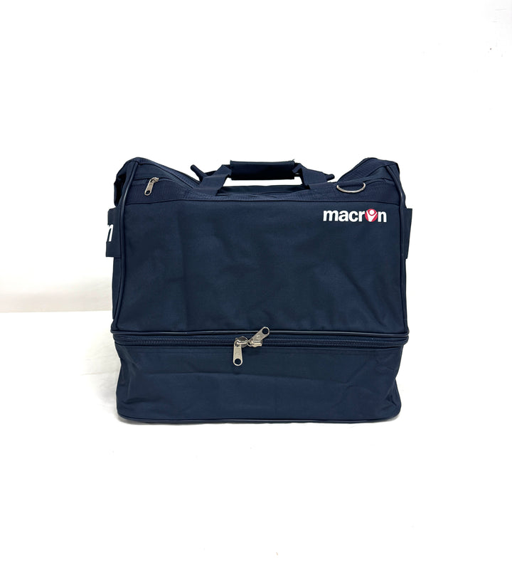 Stock 18pz Borsoni nuovi calcio Macron Apex medium Blu Navy deadstock football bag