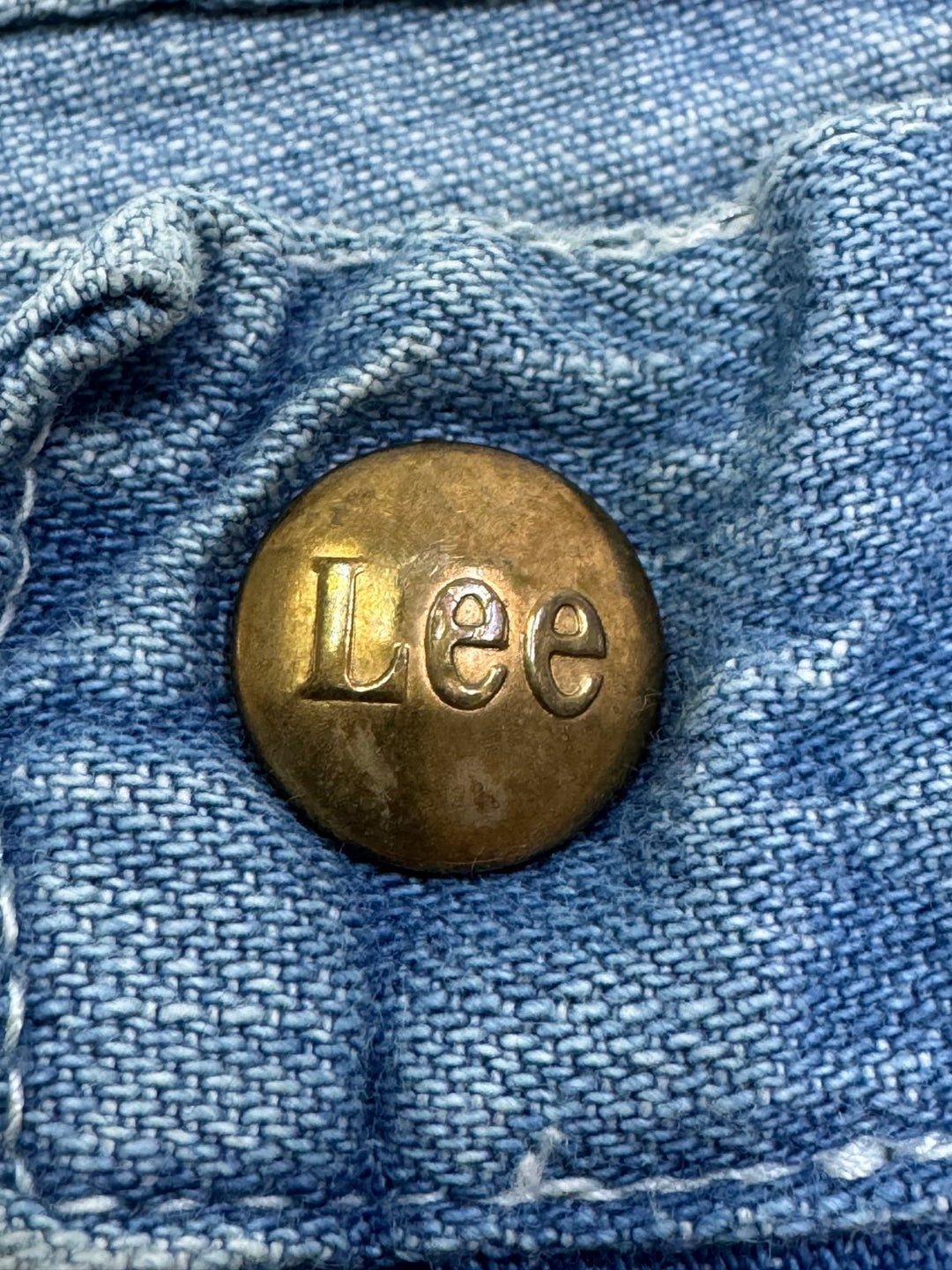 Lee made in Usa talon zip W28 L32 work pant vintage jeans anni 70&