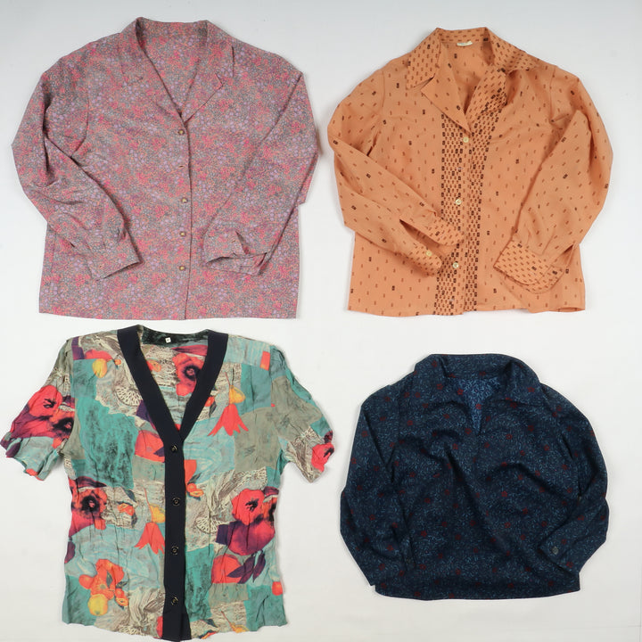 Camicie colorate vintage donna box da 64pz printed