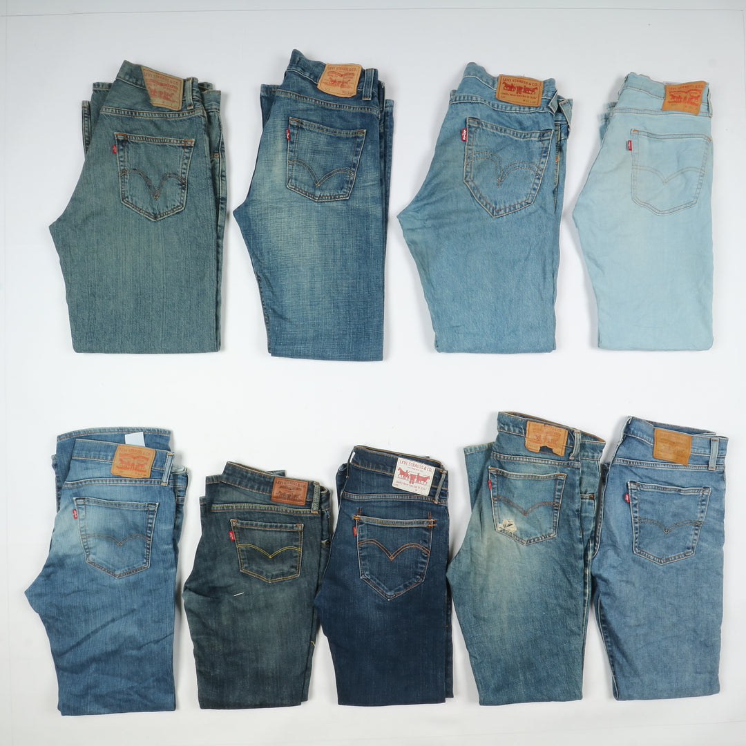 Levi's jeans denim slim, skinny e bootcut zampa stock da 43 pz
