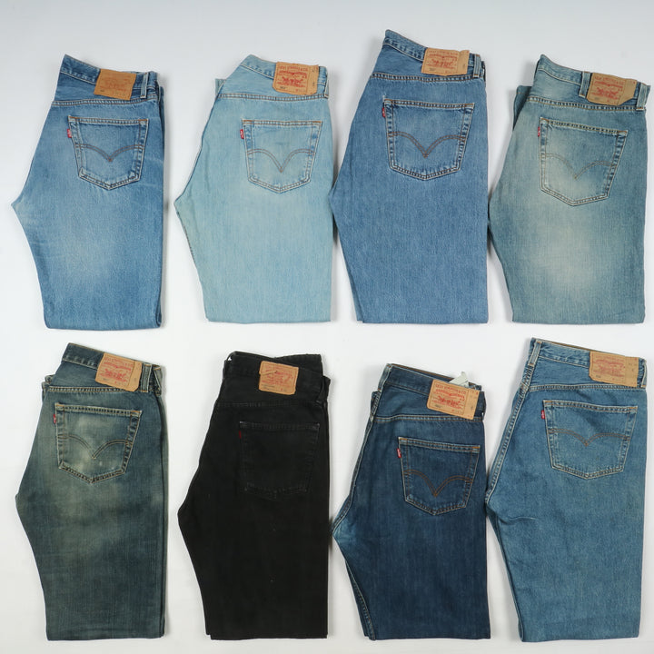 Levi's 501 grado A box da 30pz uomo e donna denim e mix color