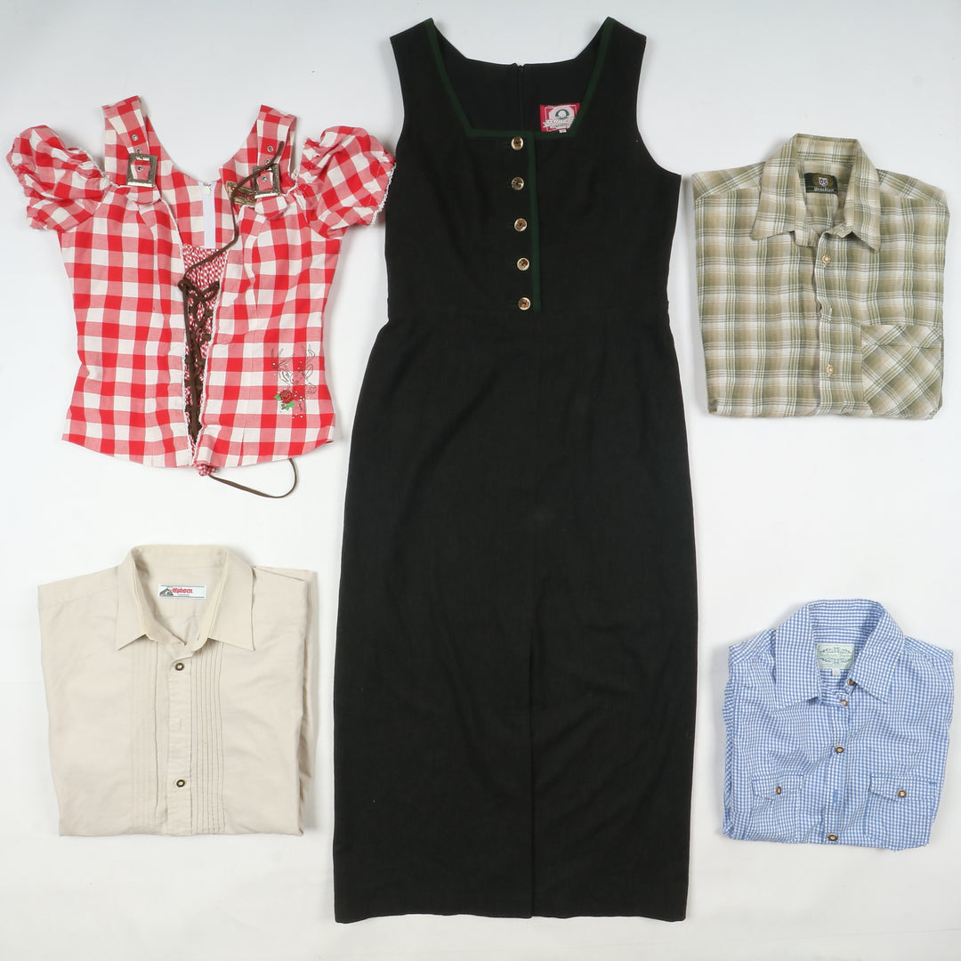Abbigliamento Tirolese misto uomo e donna box da 42pz estivo e invernale