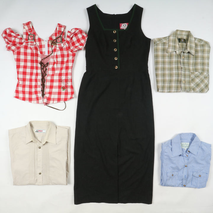 Abbigliamento Tirolese misto uomo e donna box da 42pz estivo e invernale