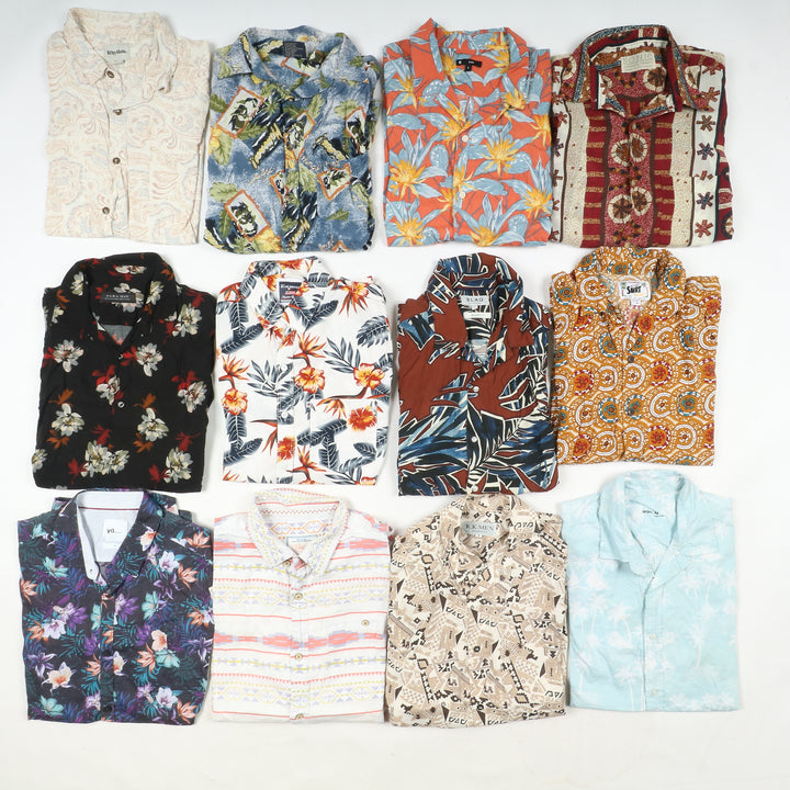 Camicie Hawaii e printed vintage uomo e donna box da 32pz printed