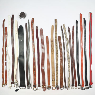 Stock lotto Cinture vintage 25 kg misto uomo donna