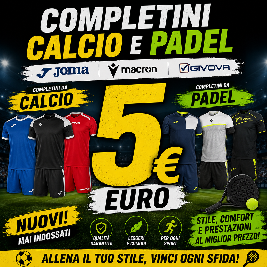 Abbigliamento sportivo nuovo