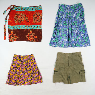 Gonne vintage estive colorate donna stock da 46pz