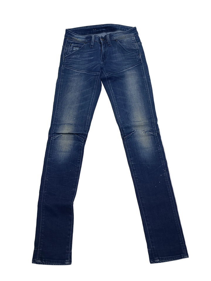 G-star skinny donna W24 L32 donna y2k vintage jeans usato