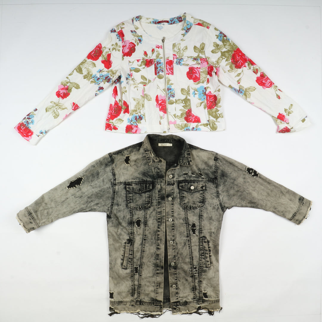 Giacche jeans vintage uomo donna 35pz anni 2000 Y2K
