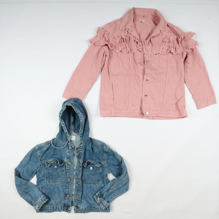 Giacche jeans vintage uomo donna 35pz anni 2000 Y2K