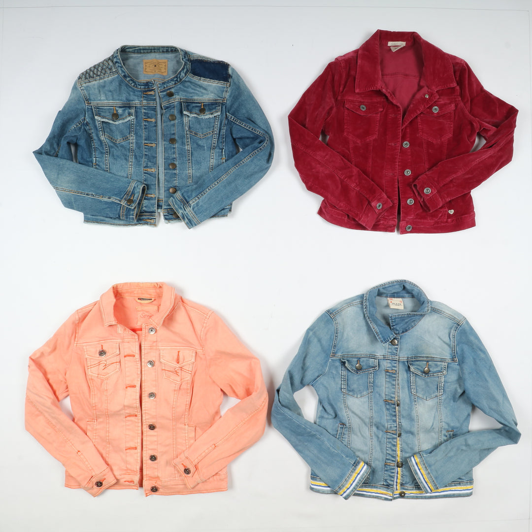 Giacche jeans vintage uomo donna 35pz anni 2000 Y2K