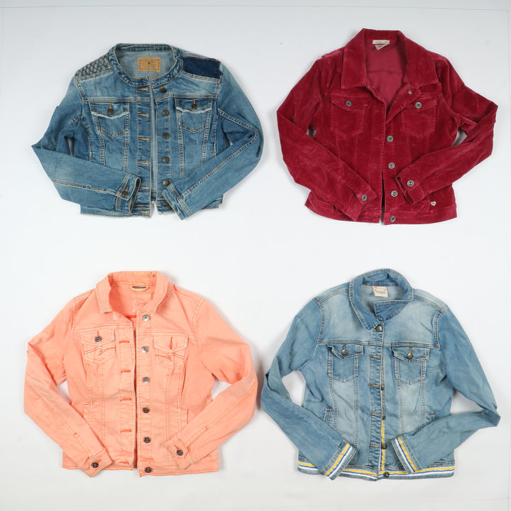 Giacche jeans vintage uomo donna 35pz anni 2000 Y2K