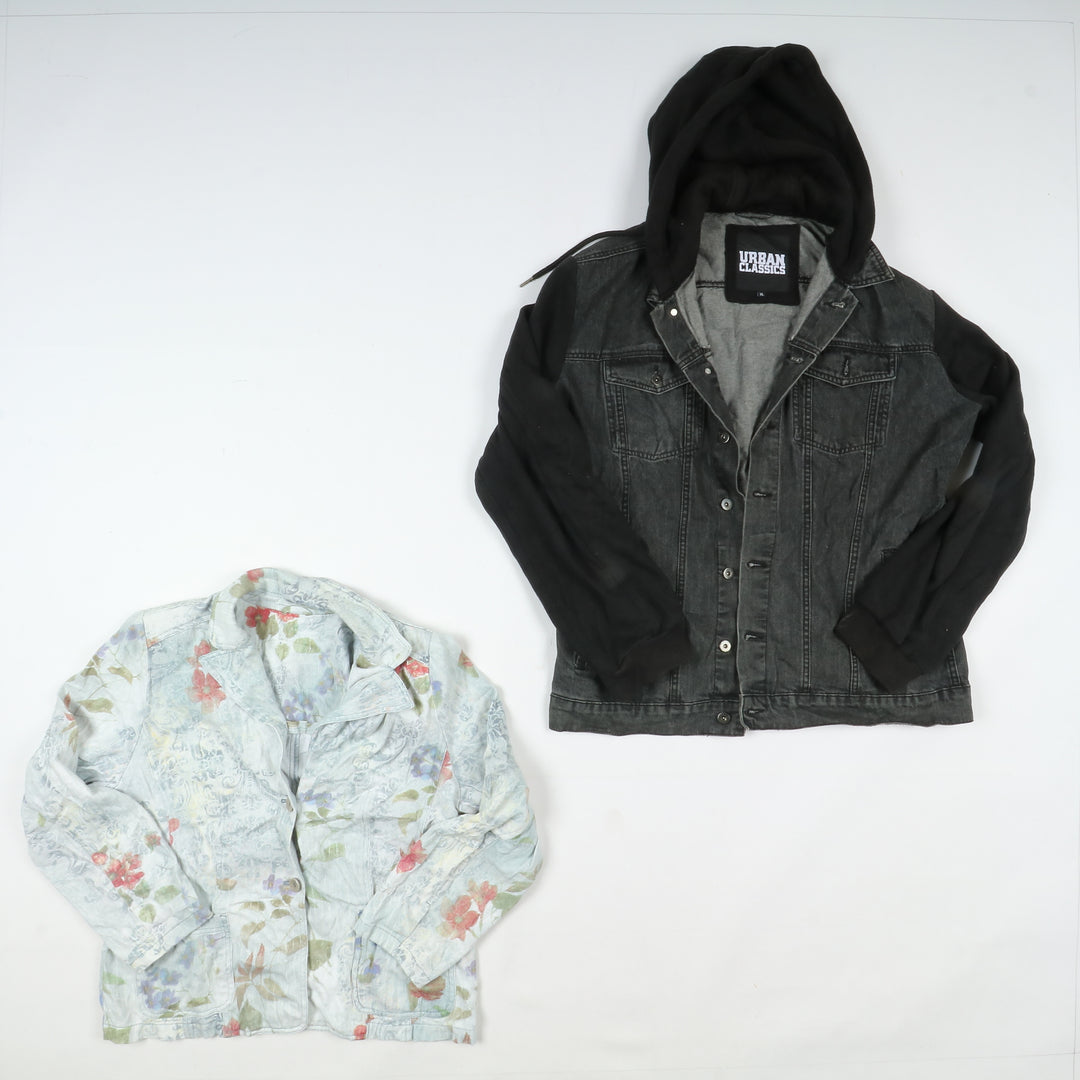 Giacche jeans vintage uomo donna 35pz anni 2000 Y2K