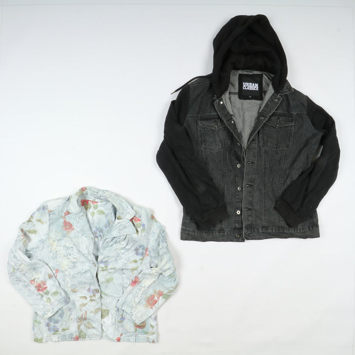 Giacche jeans vintage uomo donna 35pz anni 2000 Y2K