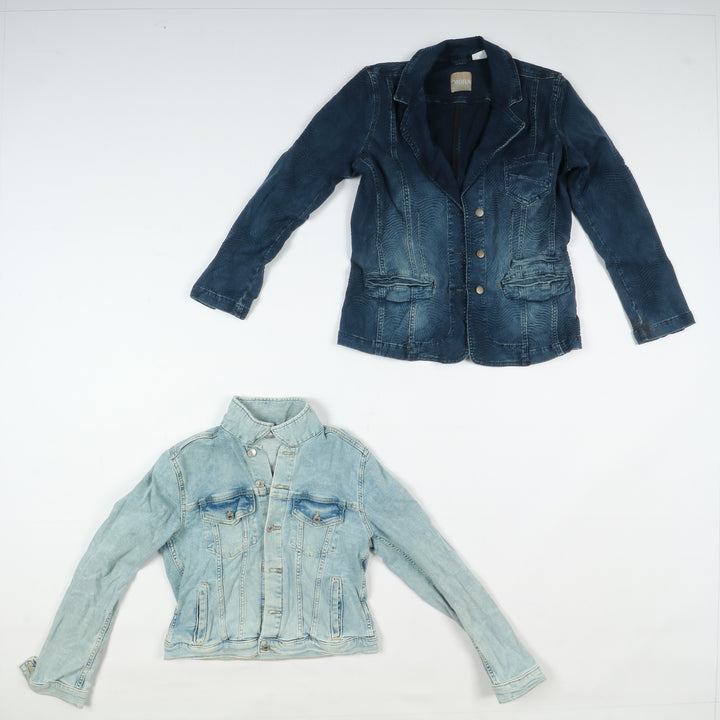 Giacche jeans vintage uomo donna 32pz anni 2000 Y2K
