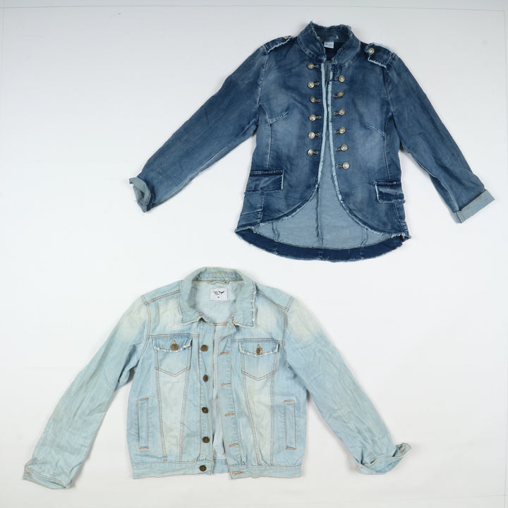 Giacche jeans vintage uomo donna 32pz anni 2000 Y2K