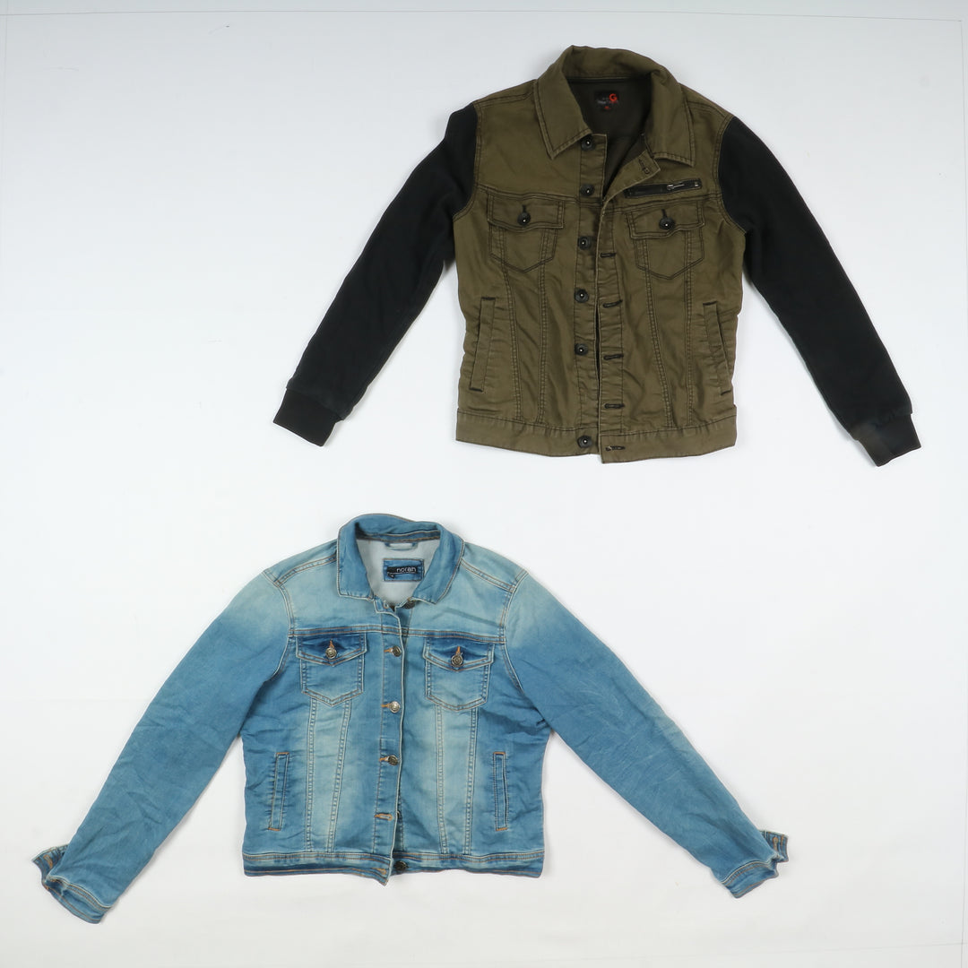 Giacche jeans vintage uomo donna 32pz anni 2000 Y2K