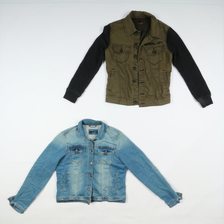 Giacche jeans vintage uomo donna 32pz anni 2000 Y2K