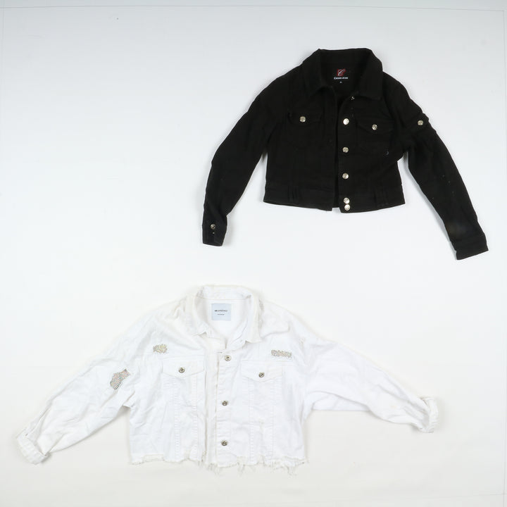 Giacche jeans vintage uomo donna 32pz anni 2000 Y2K