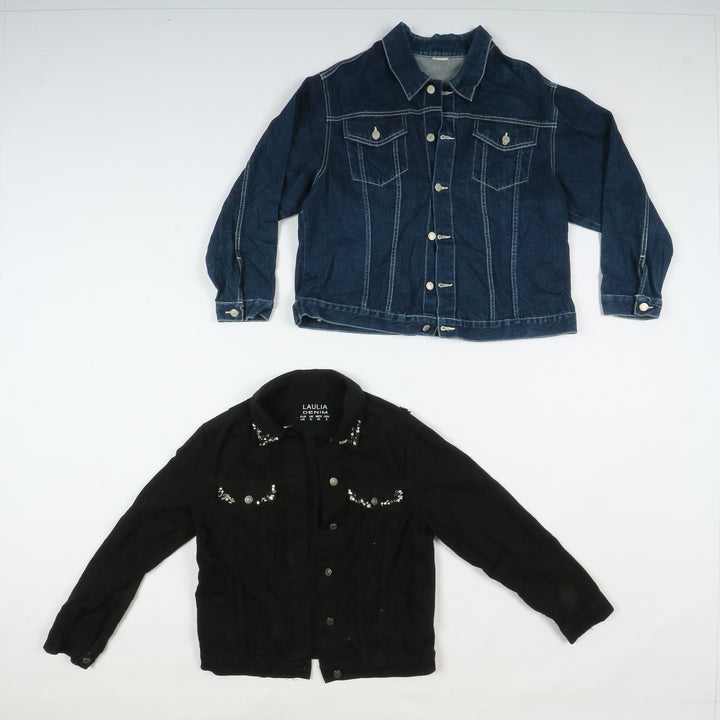 Giacche jeans vintage uomo donna 32pz anni 2000 Y2K