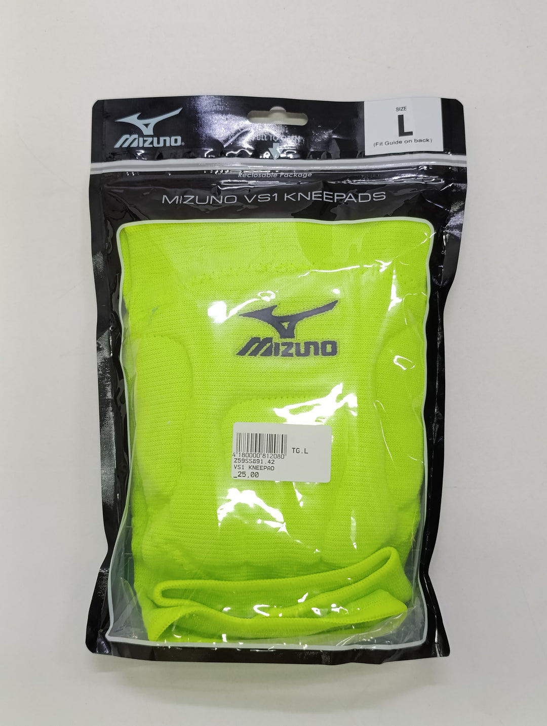 Mizuno VS1 kneepad ginocchiera volley size L pallavolo