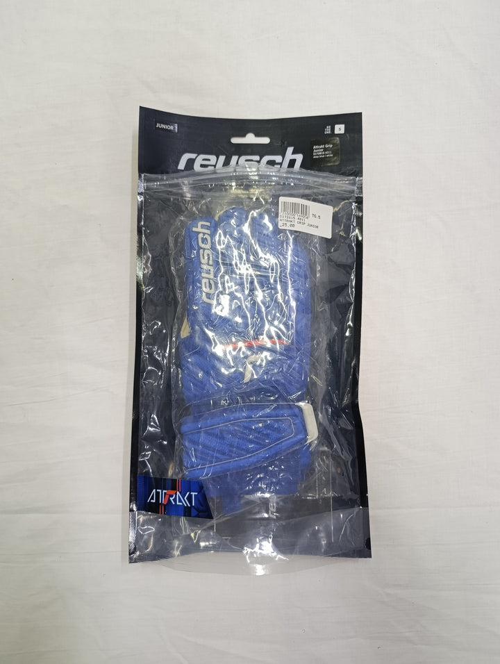Reush attrakt grip size 5 junior guanti portiere calcio nuovi