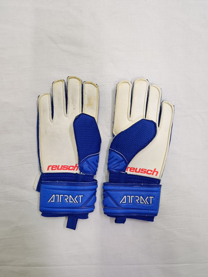 Reush attrakt grip size 5 junior guanti portiere calcio nuovi