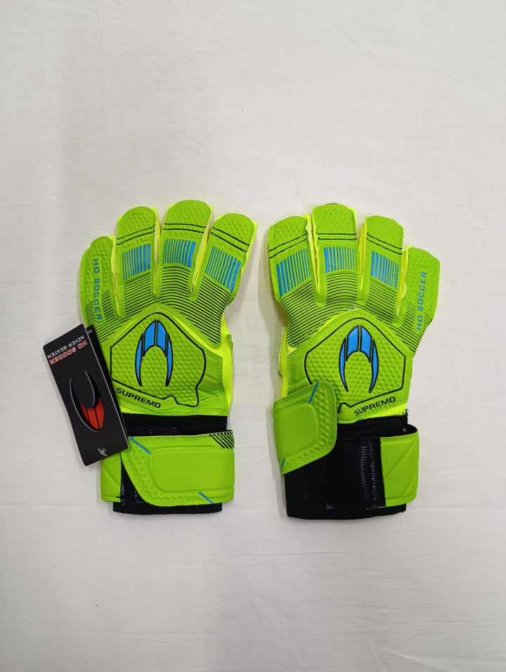 Ho soccer clone supremo II negative size 5 guanti portiere calcio nuovi