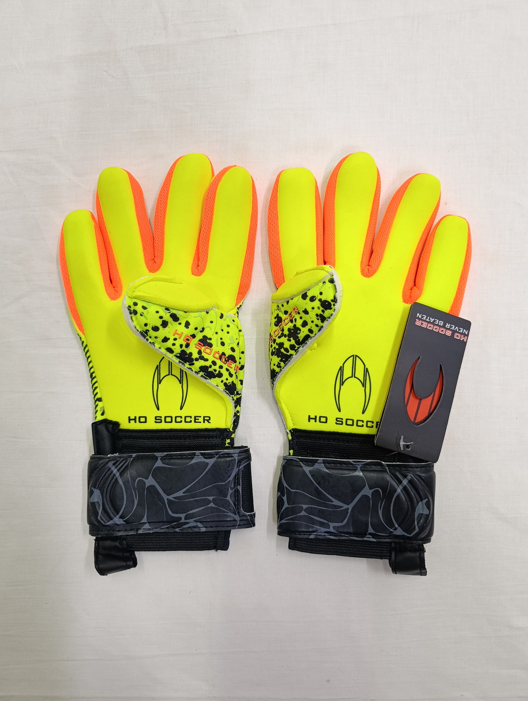 Ho Soccer first superlight lime size 7 guanti portiere calcio nuovi
