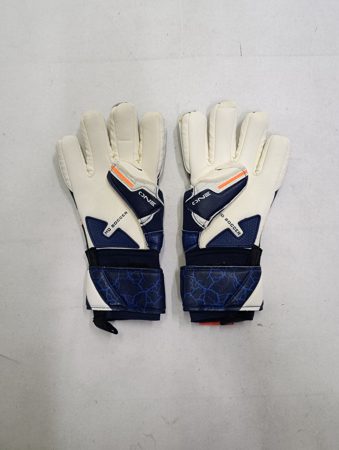 Ho soccer negative navy size 7 guanti portiere calcio nuovi