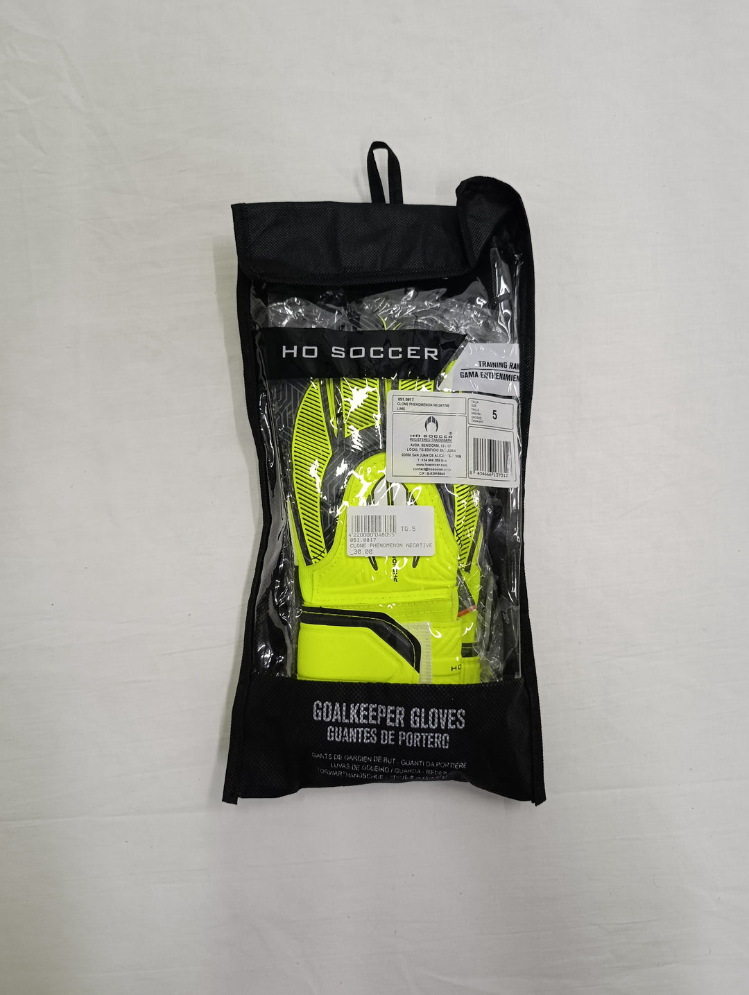 Ho soccer phenomenon negative size 5 guanti portiere calcio nuovi