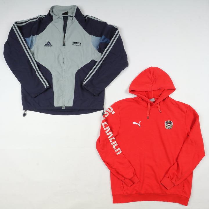 Felpe, pantaloni e giubbini sportivi firmati box 29pz uomo e donna grado A+B