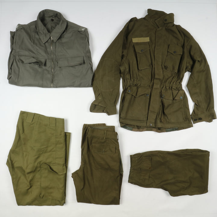 Abbigliamento militare e civile misto caccia pesca soft air lotto da 28pz army