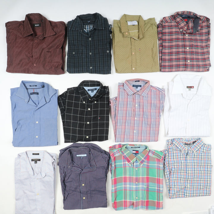 Camicie Firmate vintage box da 73pz uomo e donna CK, Bossc, Lee, Levis