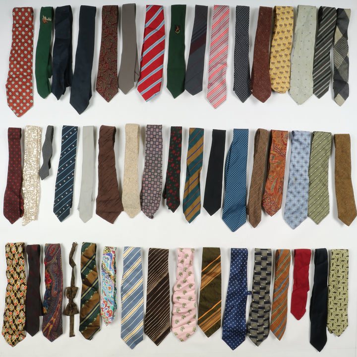 Lotto stock cravatte vintage box da 400pz