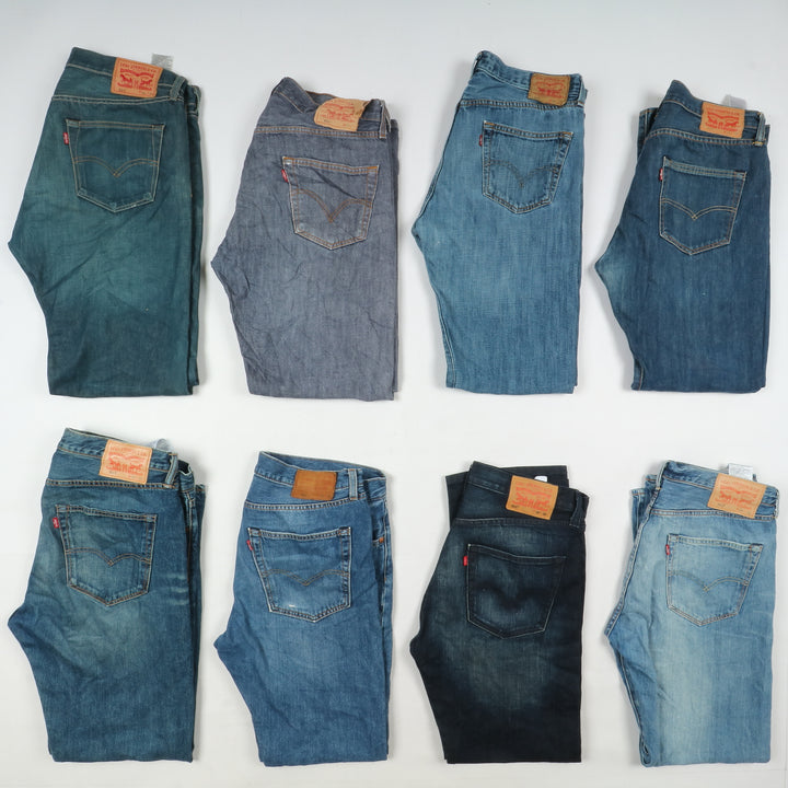 Levi's 501 Grado A+B, stock da 40pz denim e nero Uomo